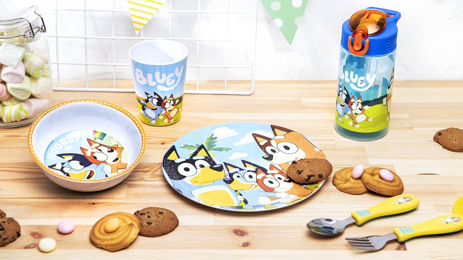 Zak Designs Bluey Kid Flatware Set - Fun for Picky Eaters