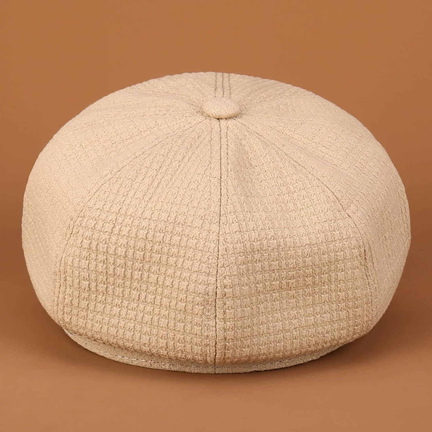 Womens Retro Octagonal Newsboy Cap