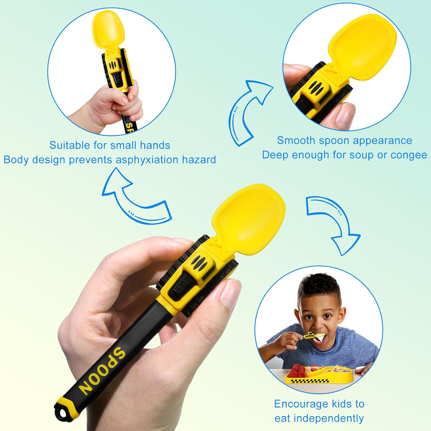 Spotlight on Fun Deinyi Construction Toddler Utensils