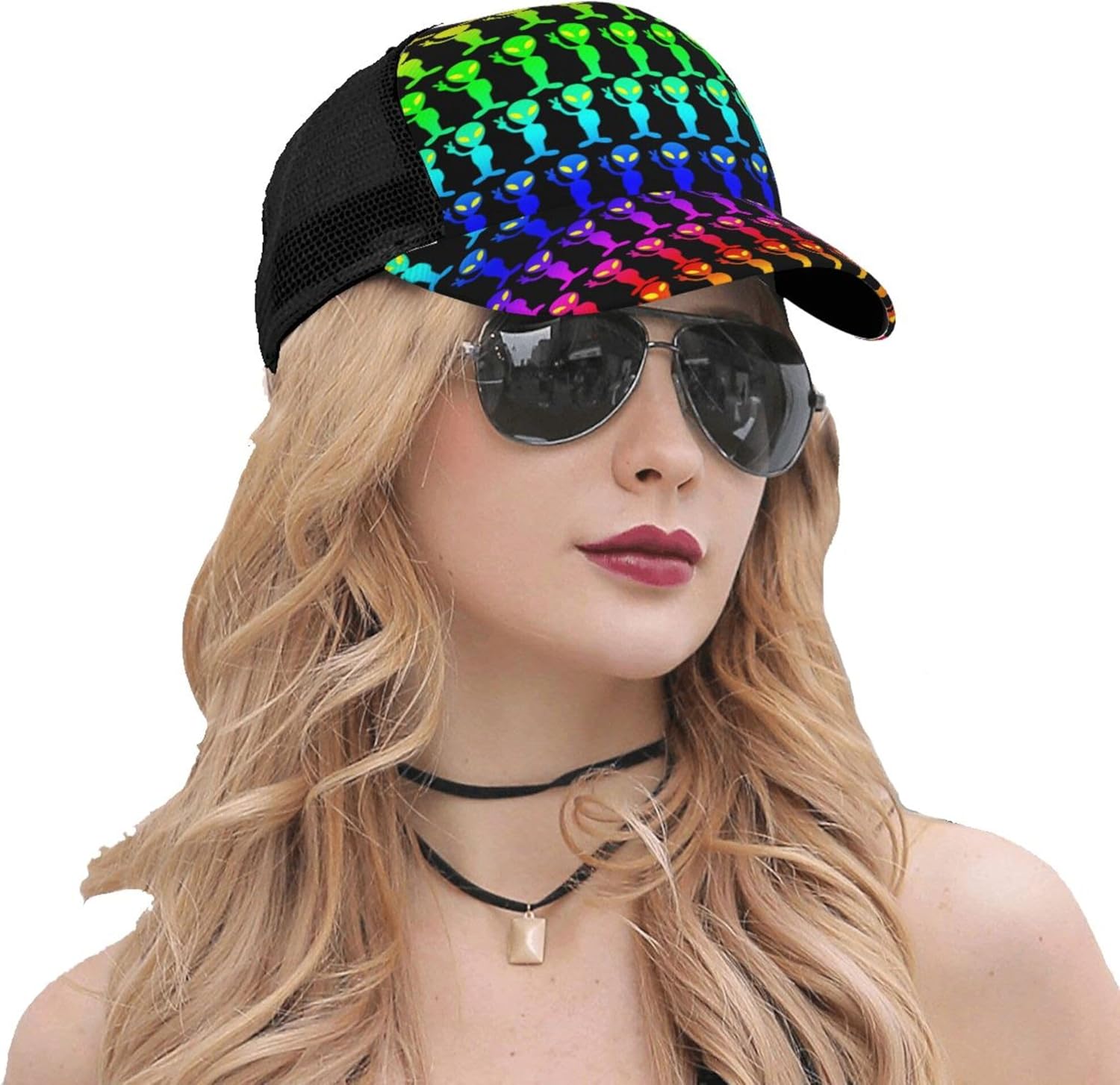 JZDACH Men Women Baseball Cap High-Fashion Snapback Trucker Hat Camo Dad Gift