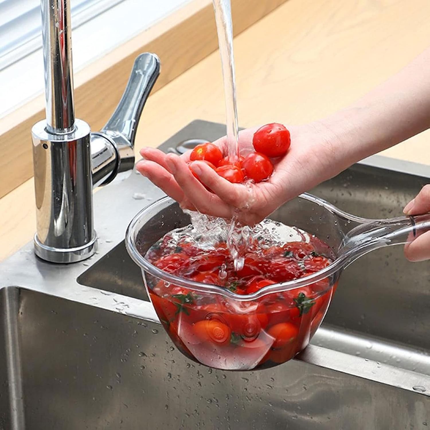 NPQPNAFC Thickened Anti-Skip Water Scoop with Handle