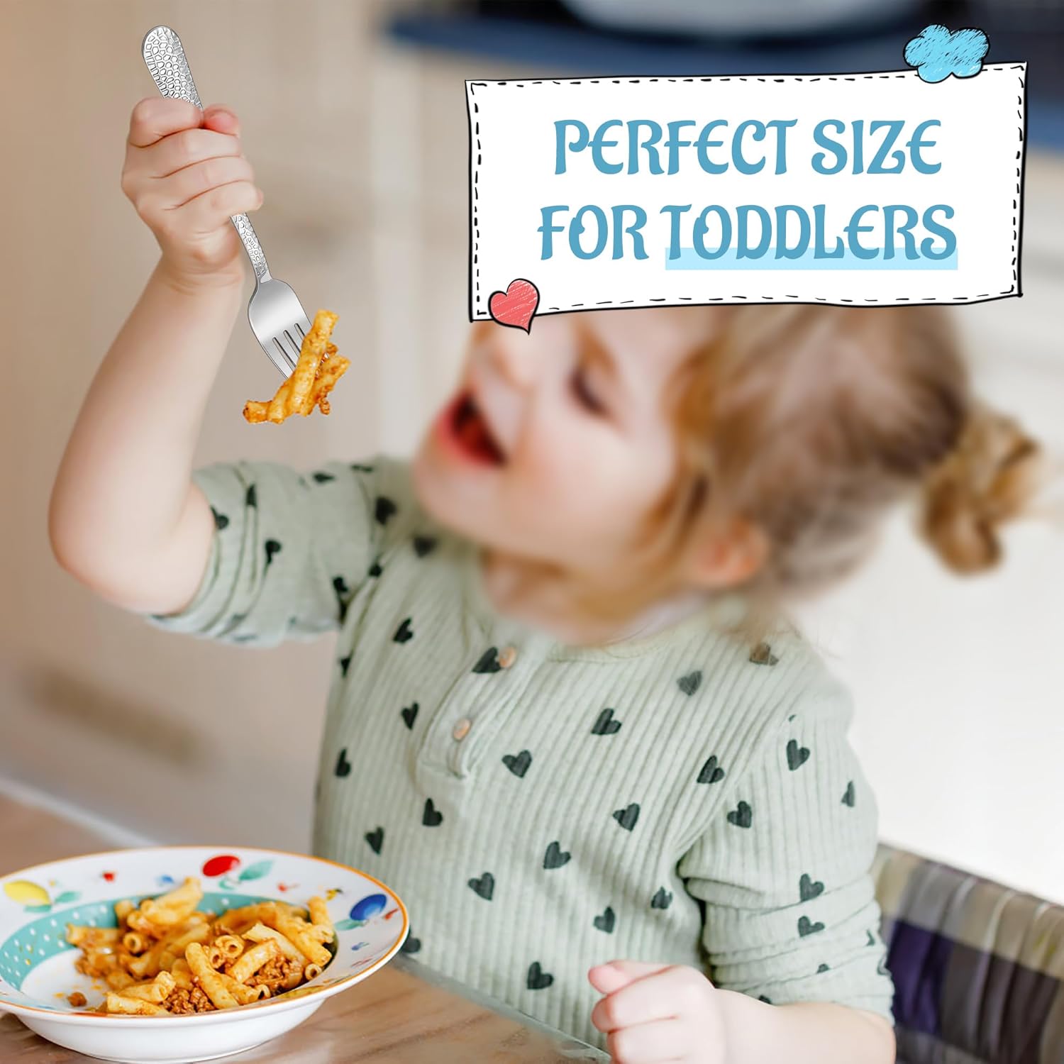 E-far 12-Piece Kids Flatware Set