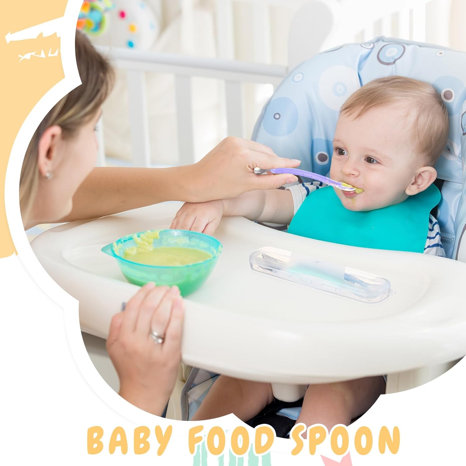 Lallisa Double Head Silicone Food Spoon