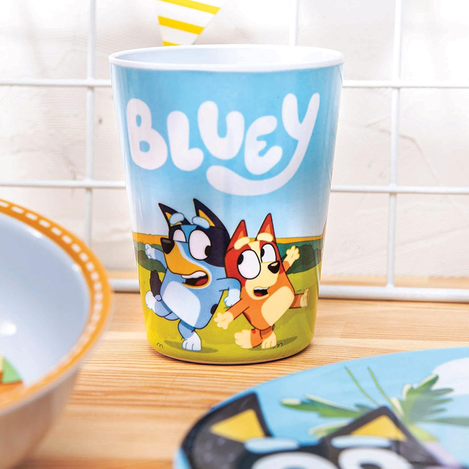 5-Piece Zak Dinnerware Set Bluey