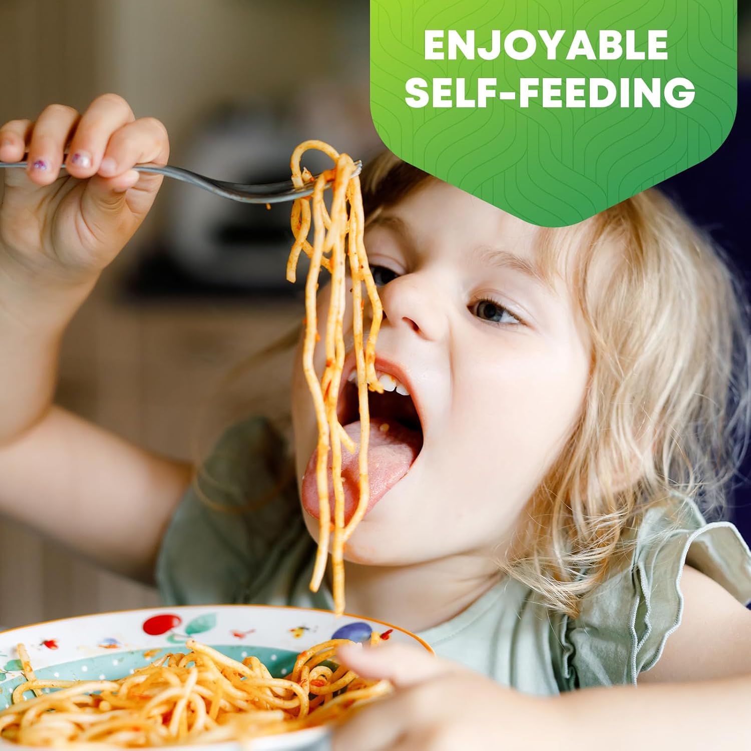 8-Piece Toddler Flatware Set with Mirror Polished Design