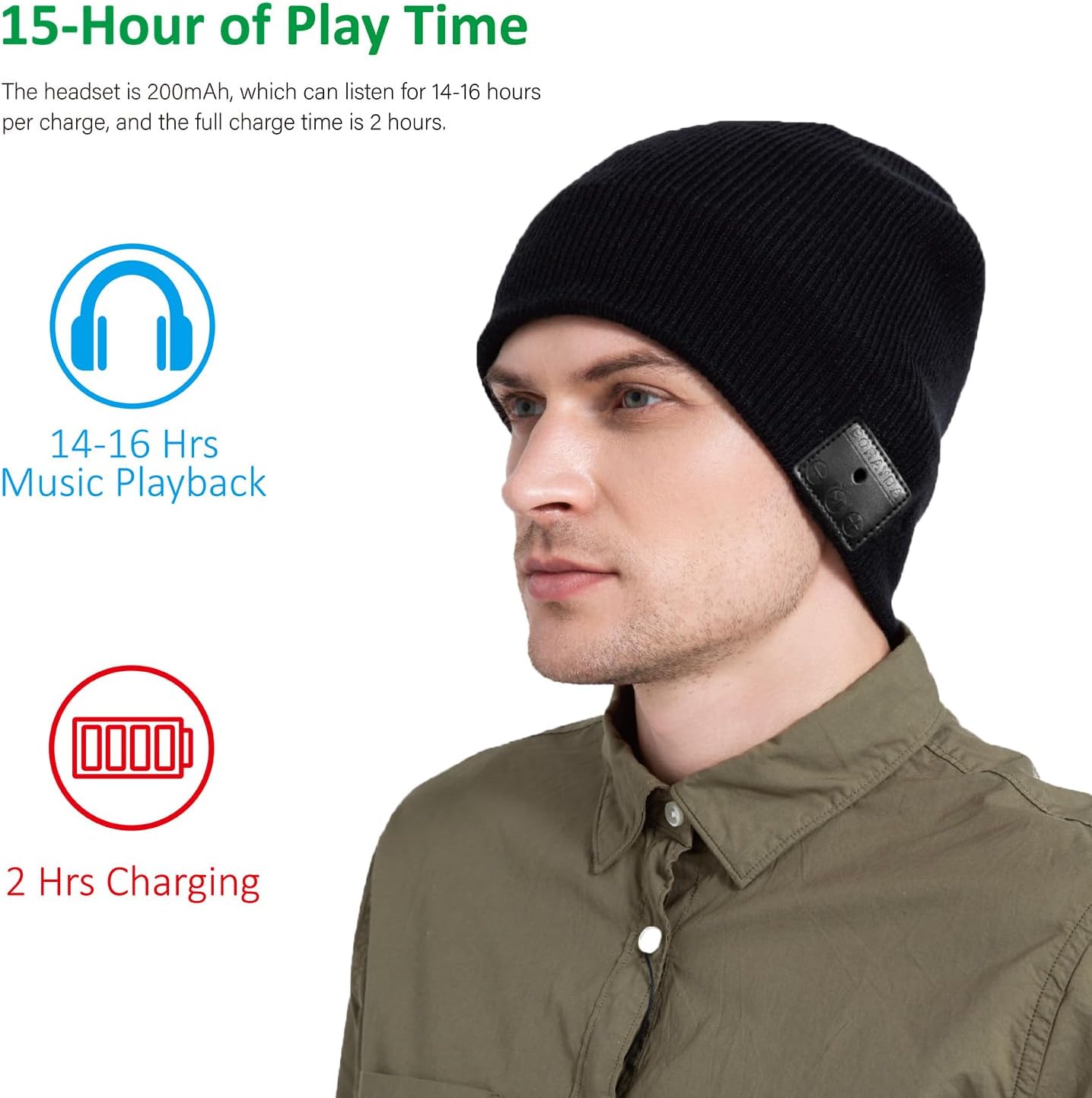 Premium Bluetooth Beanie for Perfect Sound - Perfect Gift for Tech Lovers