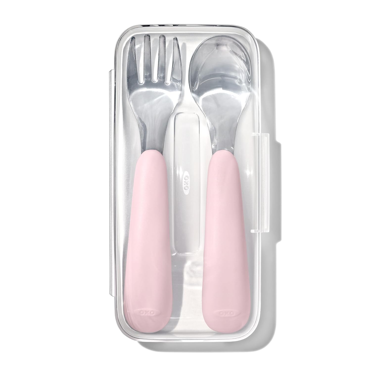 OXO Blossom Tot On-The-Go Fork Spoon Set