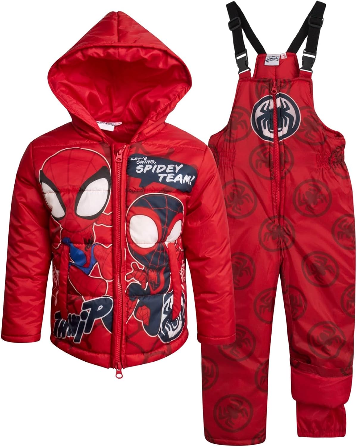 Marvel Kids Winter Snow Suit Set Spider Gwen Miles Spider-Man