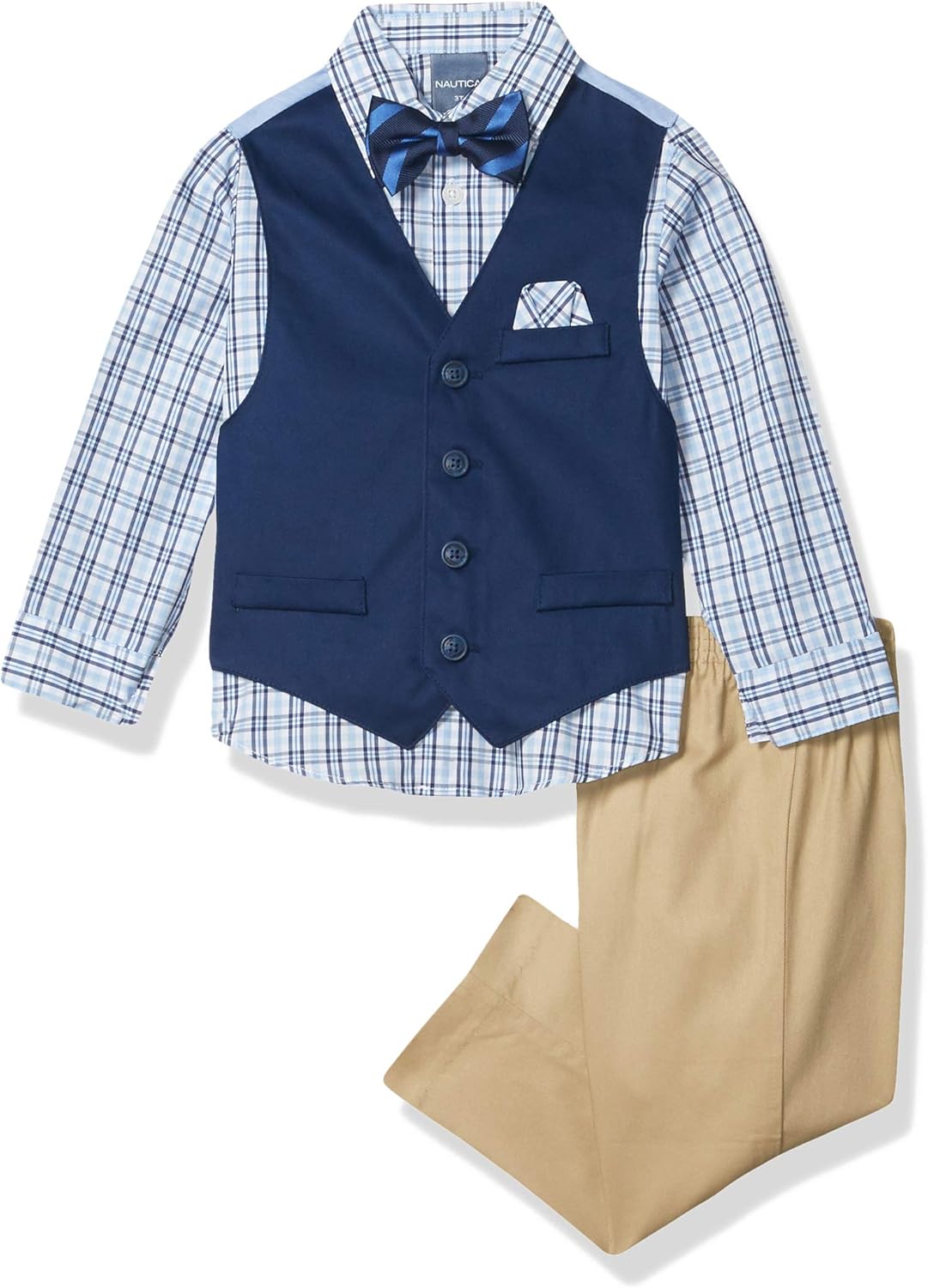 Adorably Tailored 4-Piece Formal Suit Set For Boys