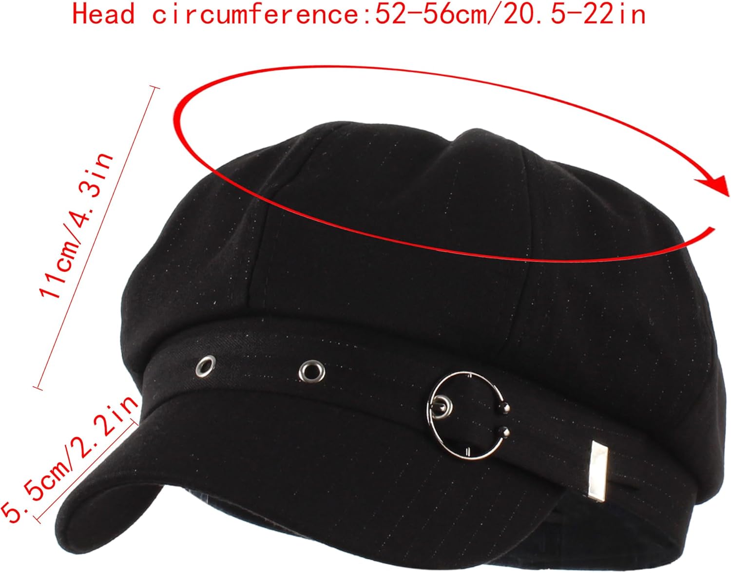Hoce Womens Vintage Newsboy Cap Beret