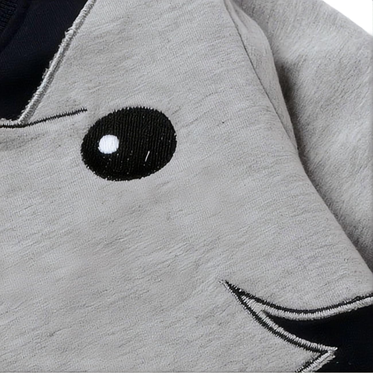 Cute Elephant Crewneck Sweatshirt for Boys