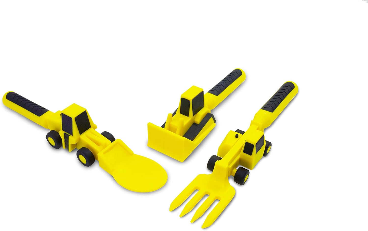 Constructive Eating - Safe Premium Toddler Flatware Set for Kids