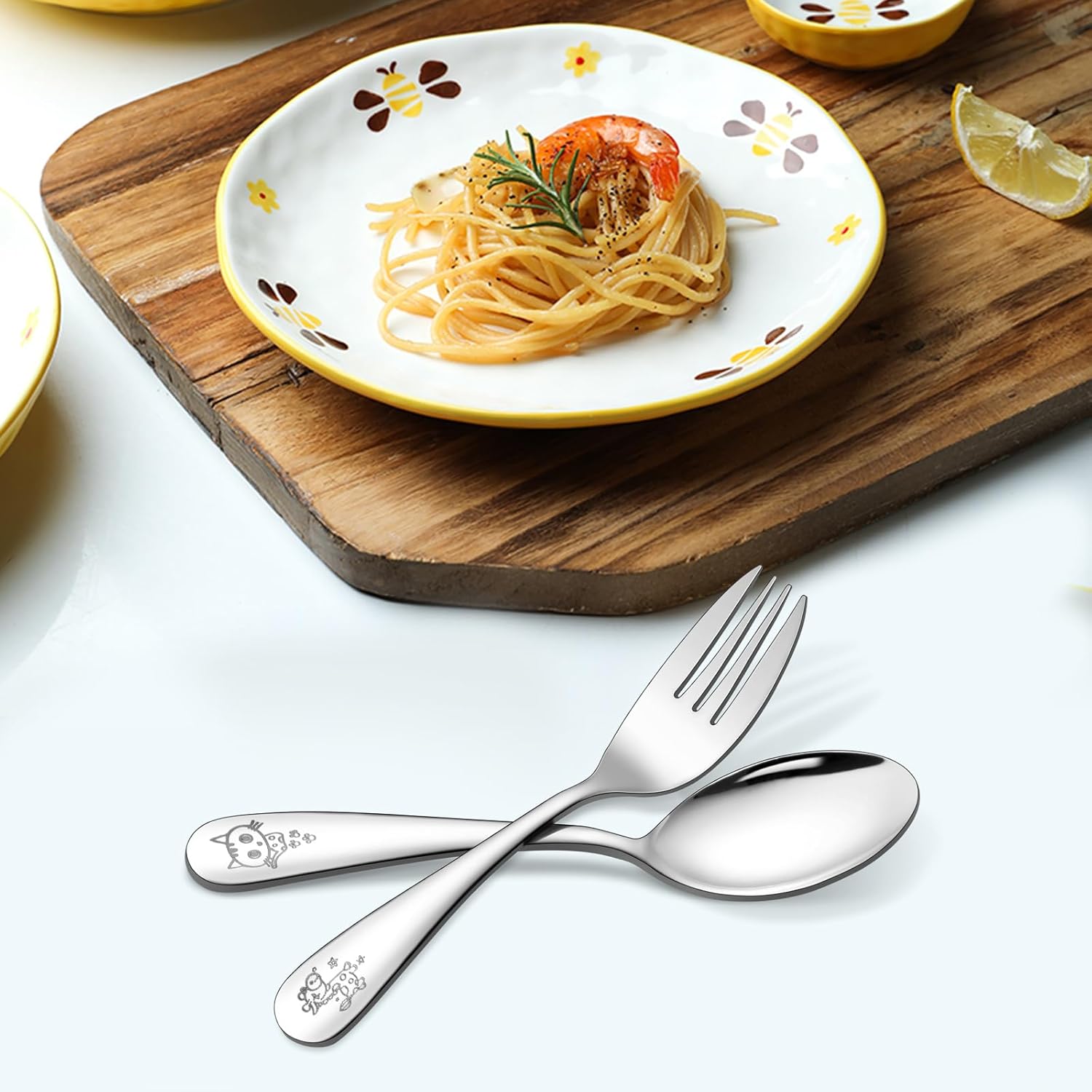 LIANYU Toddler Utensils Set