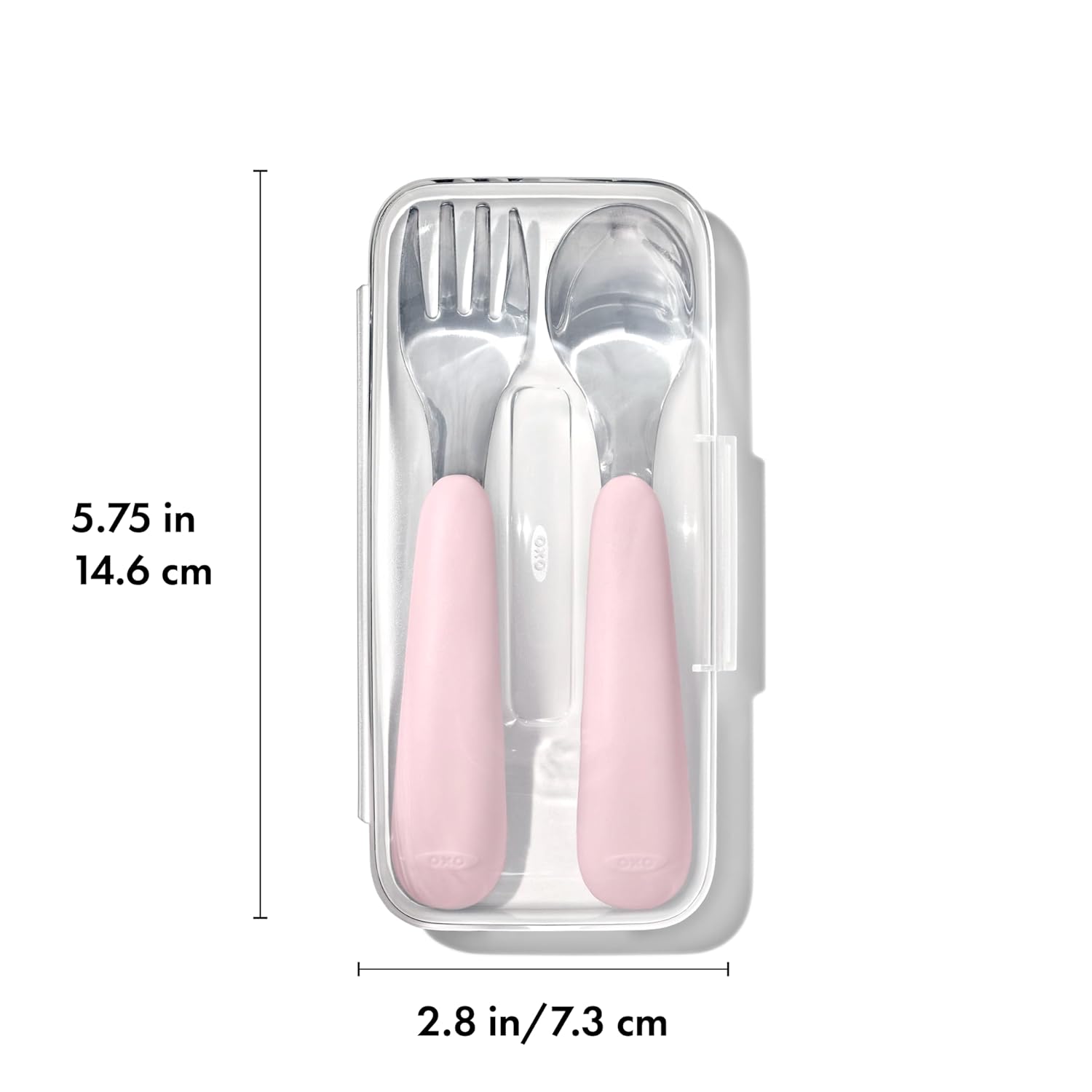 OXO Blossom Tot On-The-Go Fork Spoon Set