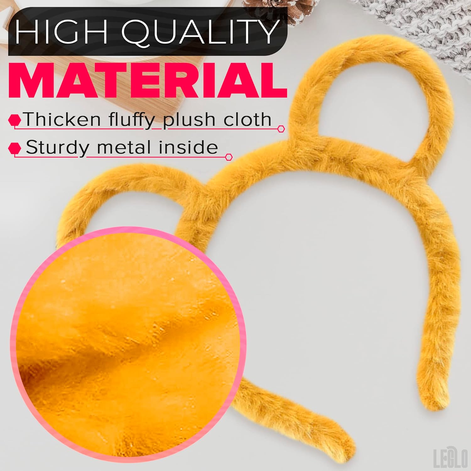 Yellow Bear Non-Slip Plush Hair Accessory