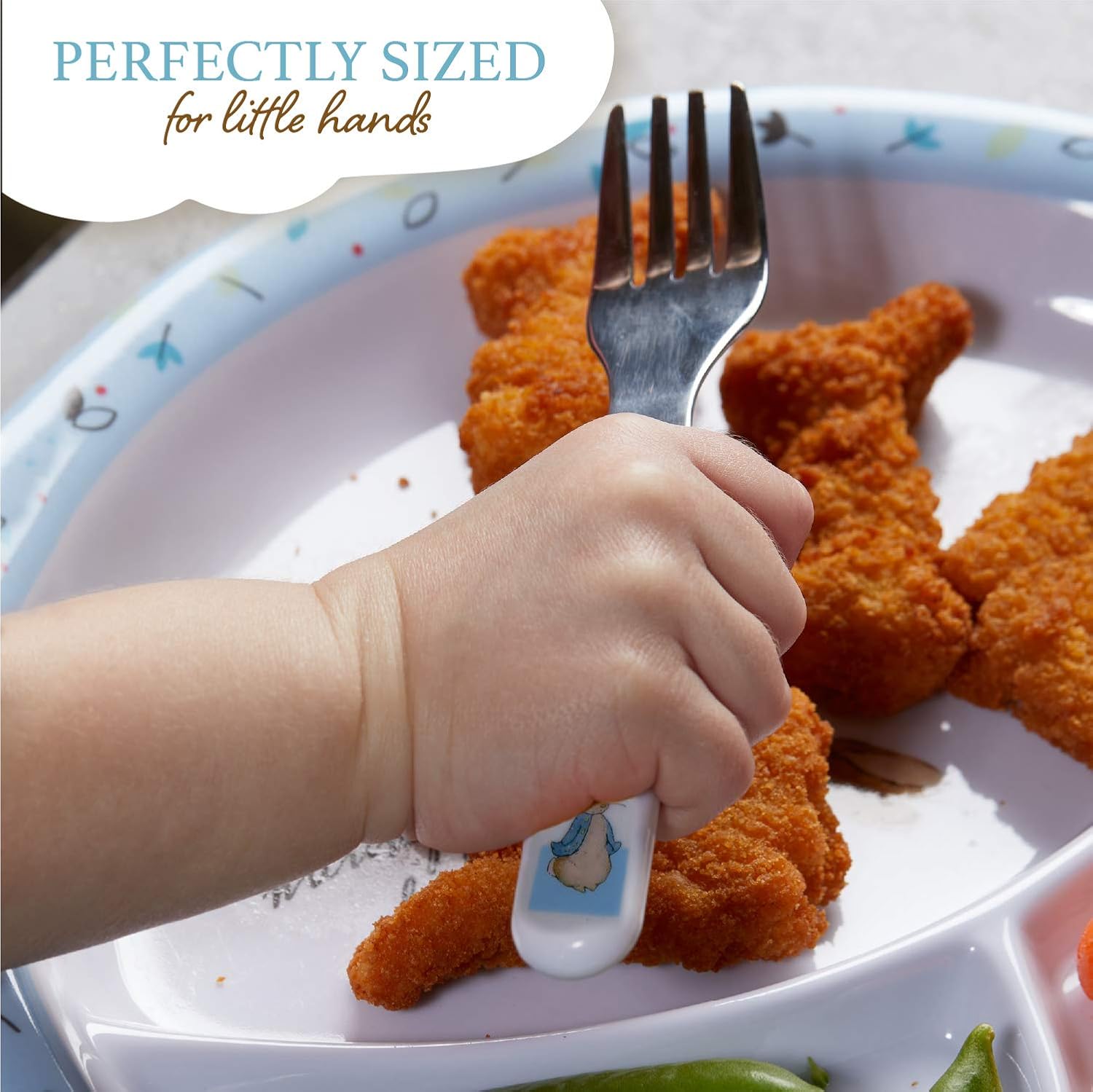 KIDS PREFERRED Beatrix Potter Peter Rabbit 5-Piece Melamine Dinnerware Set