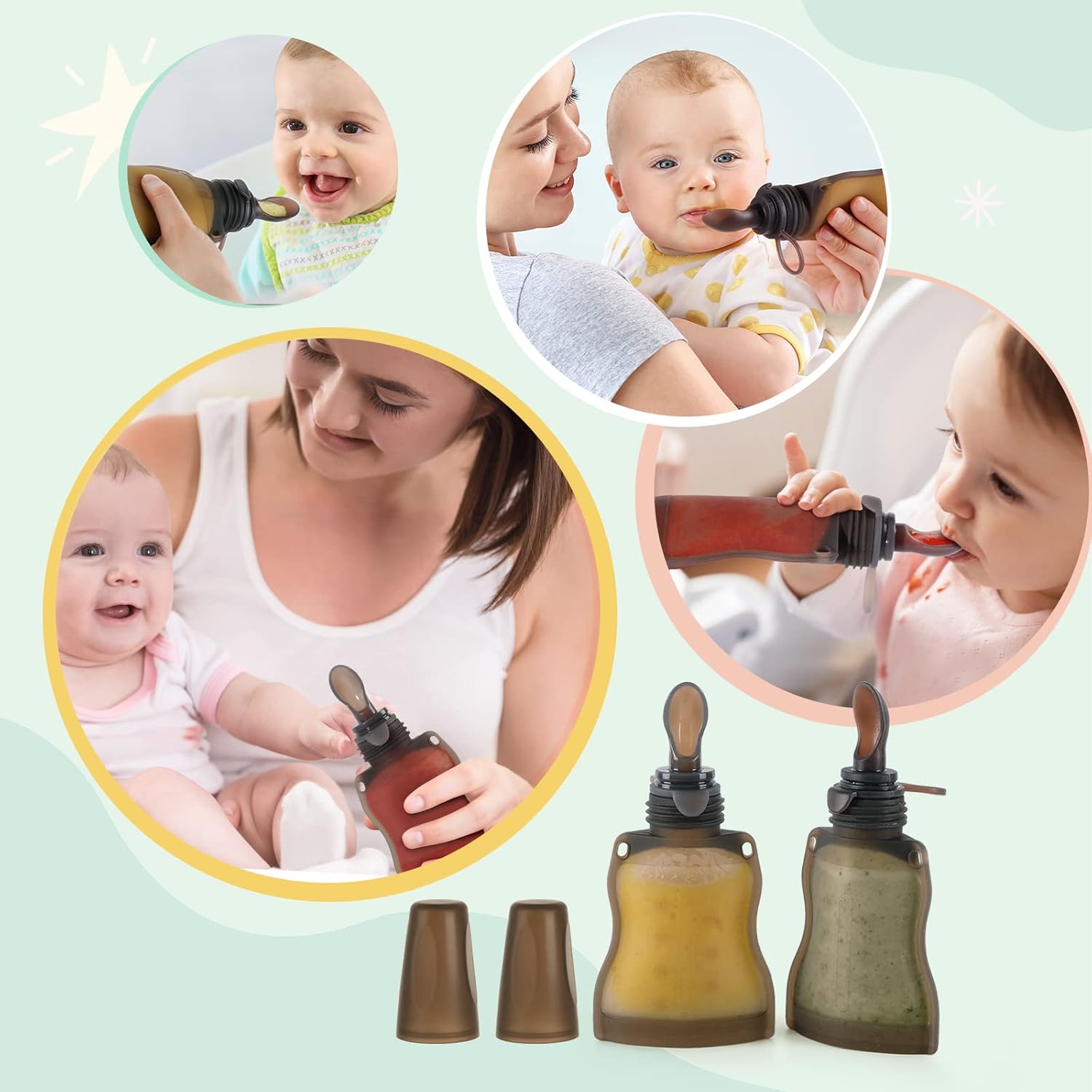 Haakaa Silicone Feeding Spoon Attachment