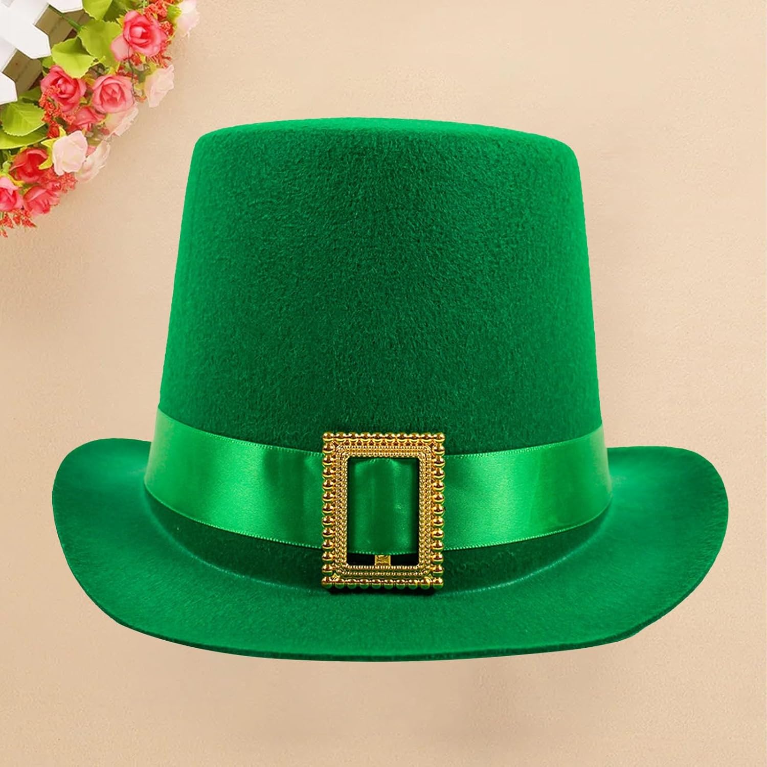 St Patricks Day Novelty Hat Womens - Irish Green Top Hat