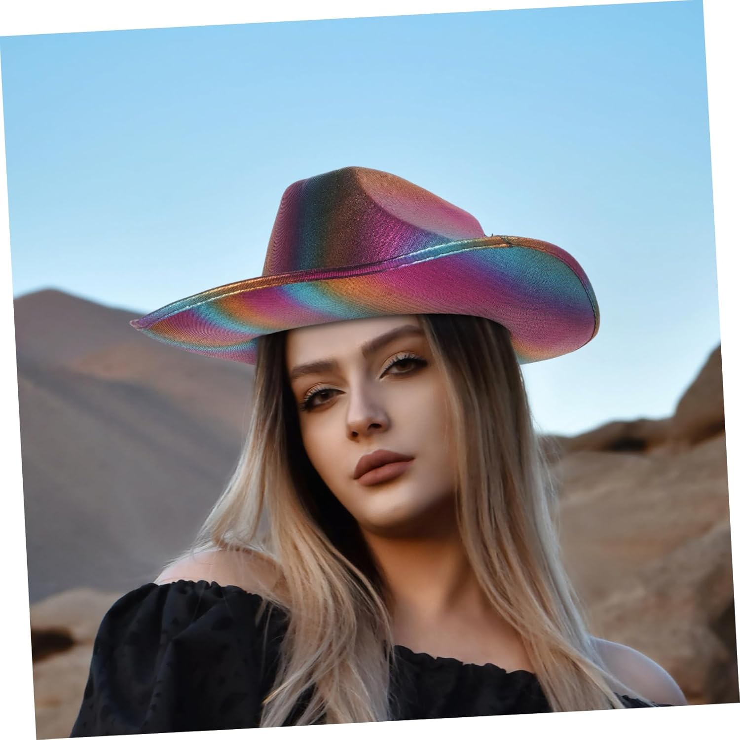 Sparkling Cowboy Hat LED Lighting Reusable and Durable