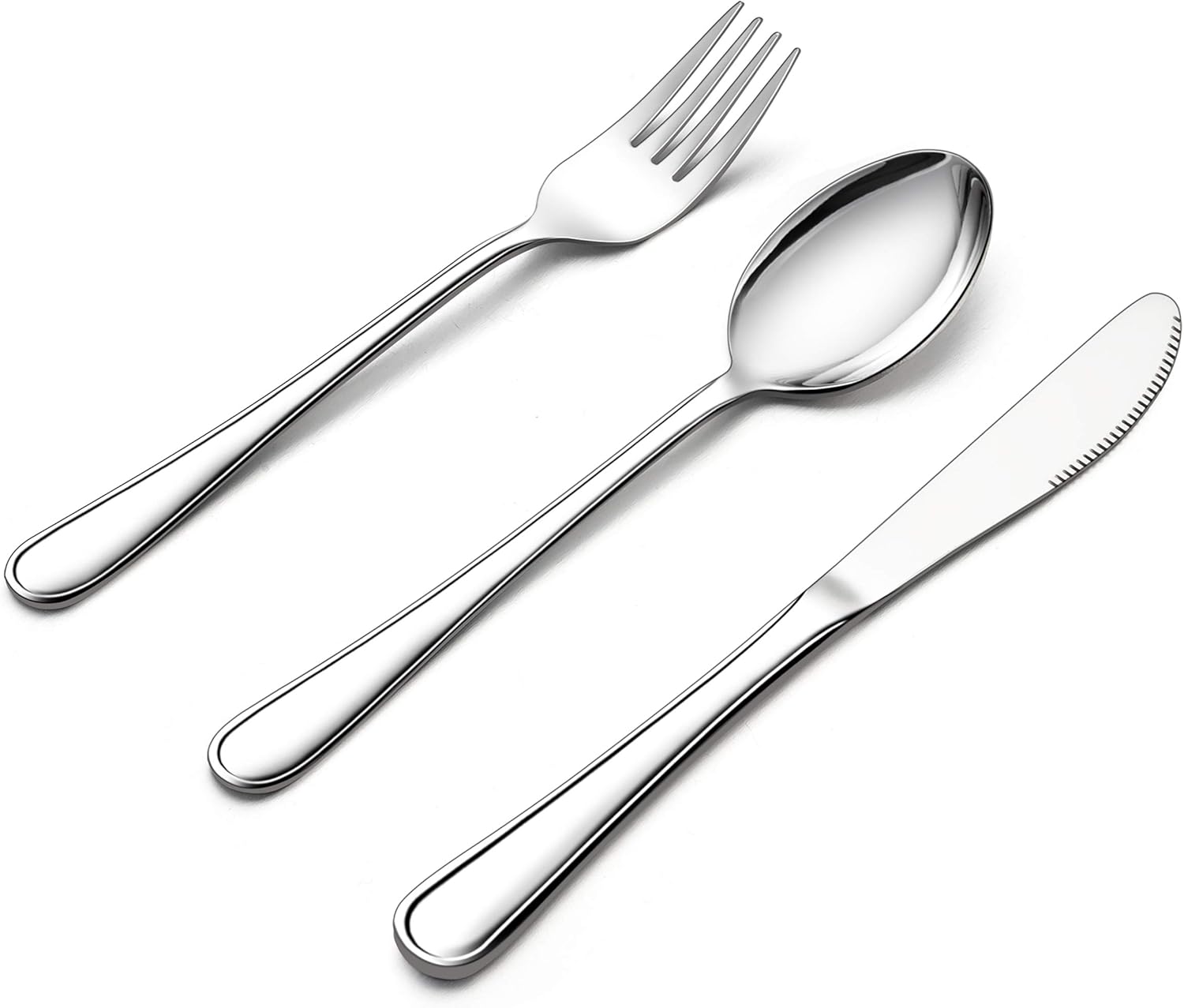 12-Piece Kids Stainless Steel Flatware Set