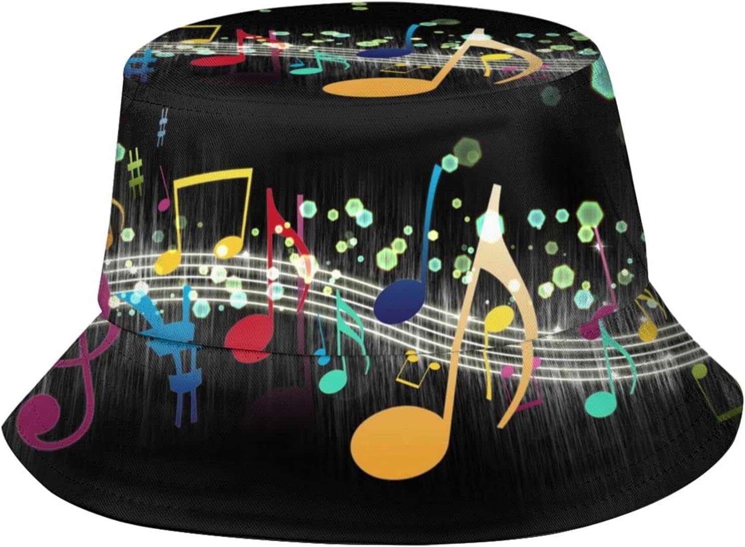 Kicoyuaz - Musical Note Bucket Hat - Lightweight Summer Shade