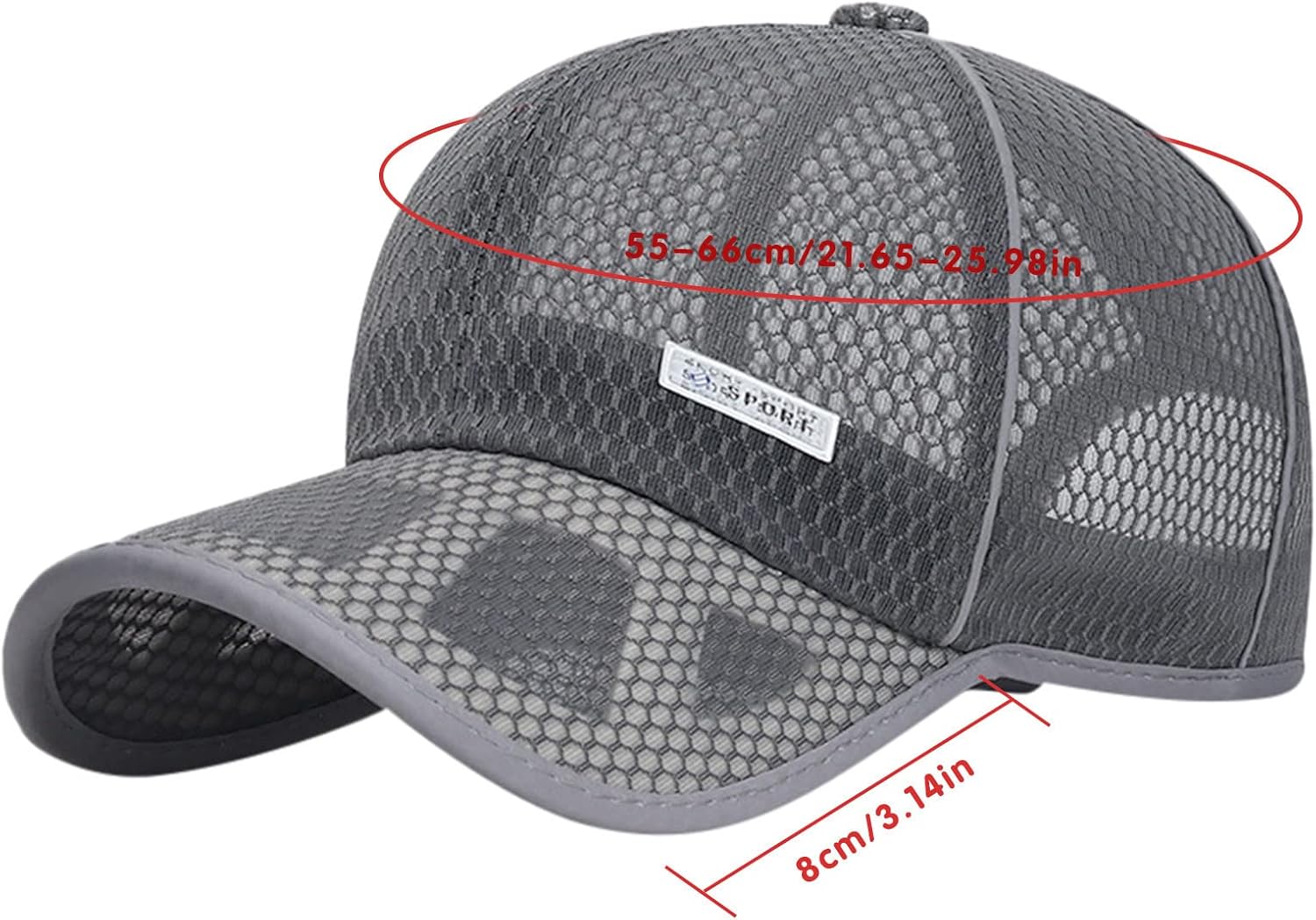 Classic Low Profile Mesh Baseball Cap for Men and Women