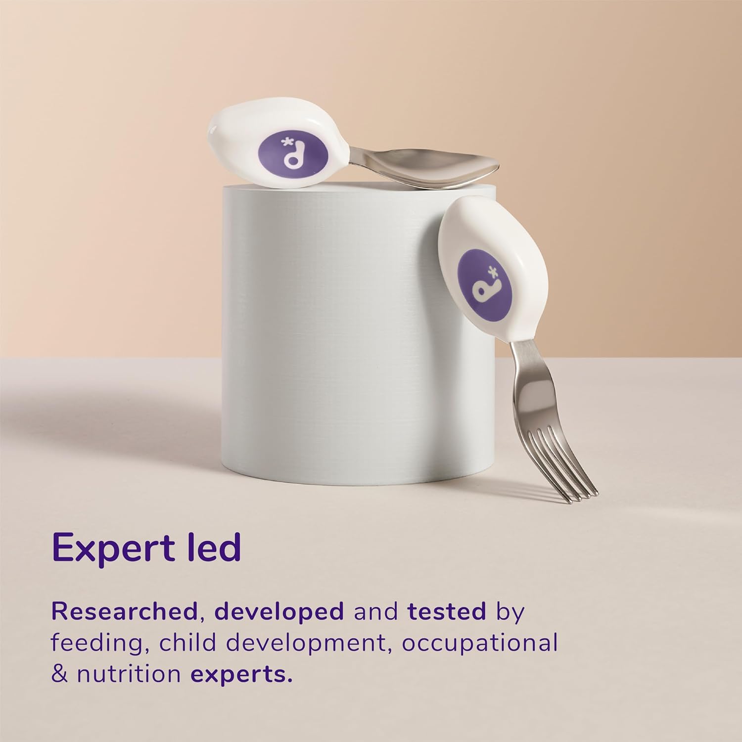 Ergonomic Toddler Utensils Set