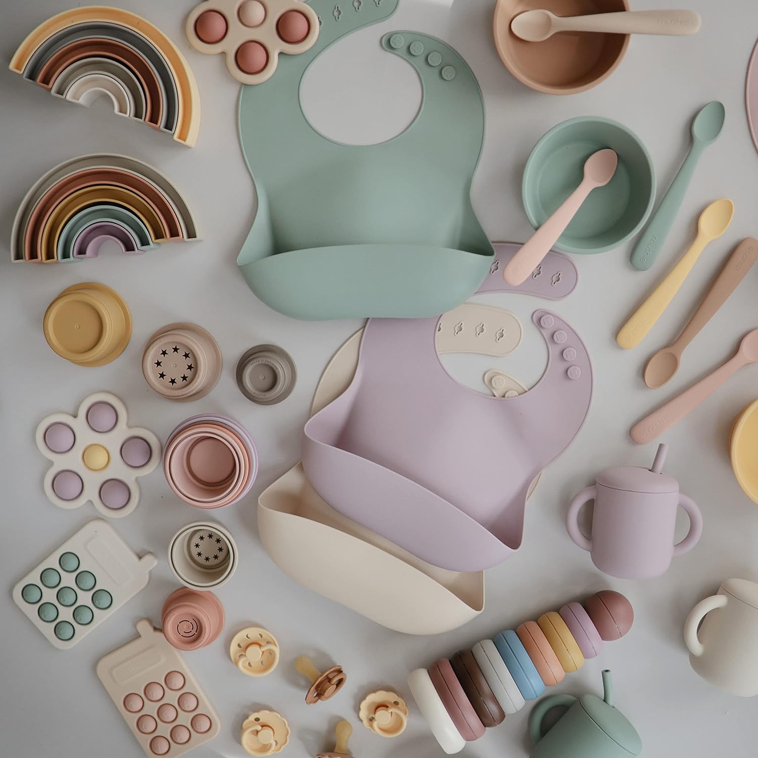 Adorable Silicone Feeding Spoons for Babies Soft Hypoallergenic
