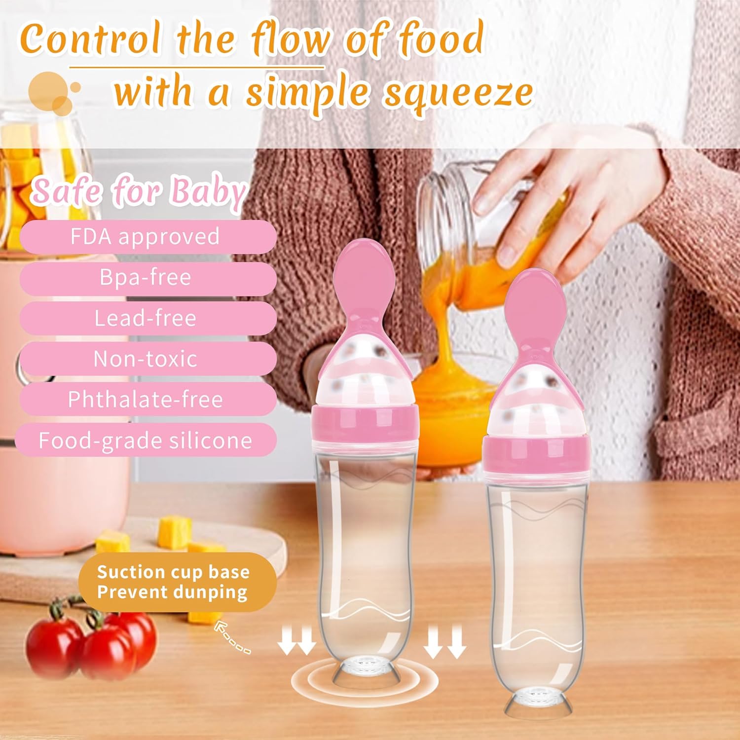 Wajiyon 4-Piece Feeding Set for Kids