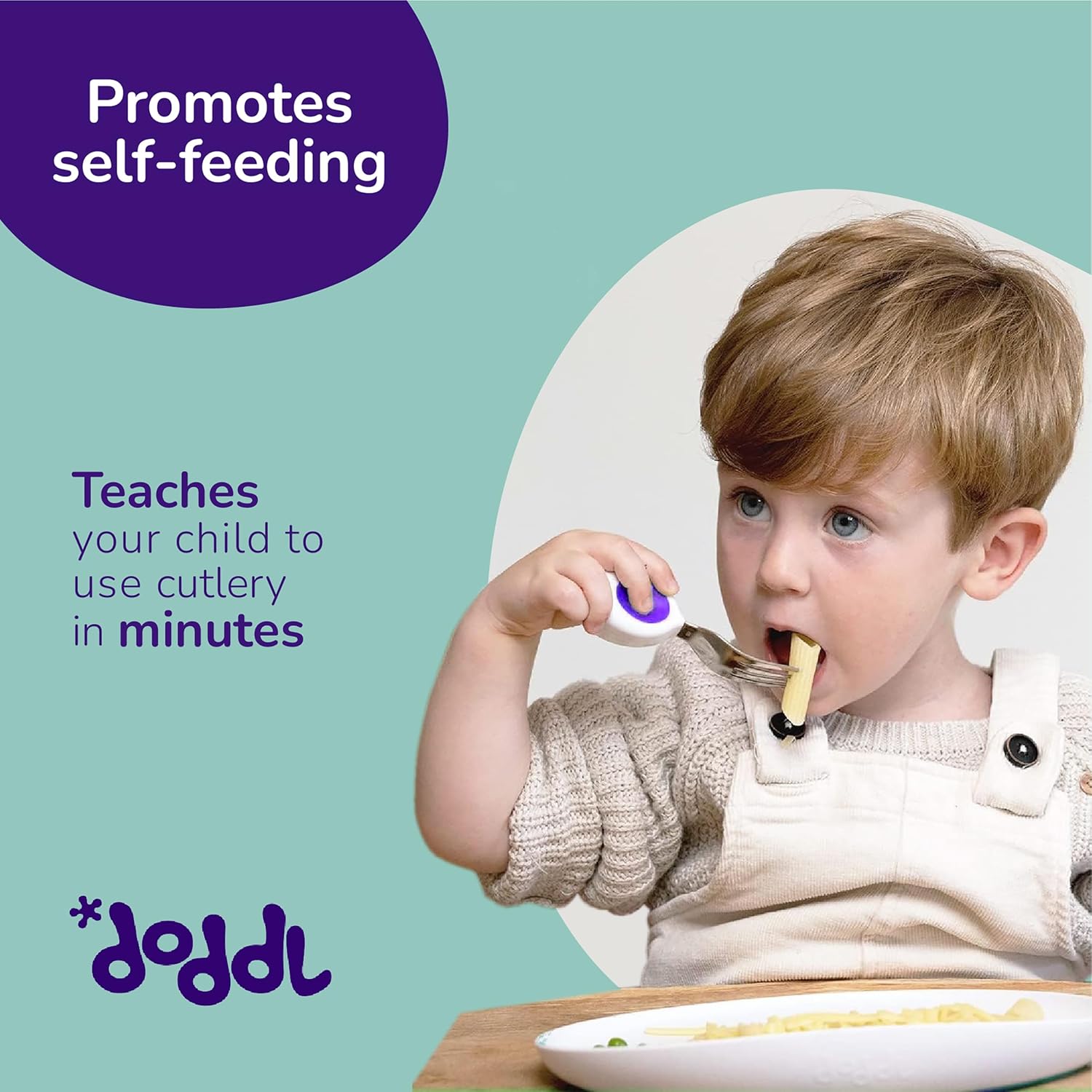 Ergonomic Toddler Utensils Set