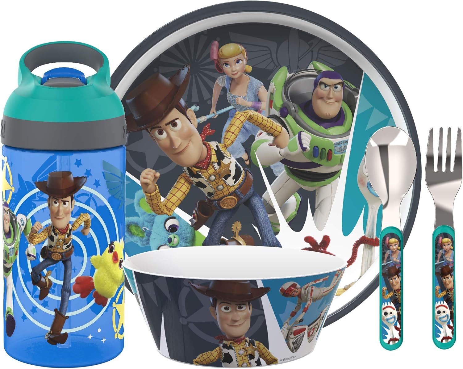 Zak Disney and Pixar 5-Piece Dinnerware Set