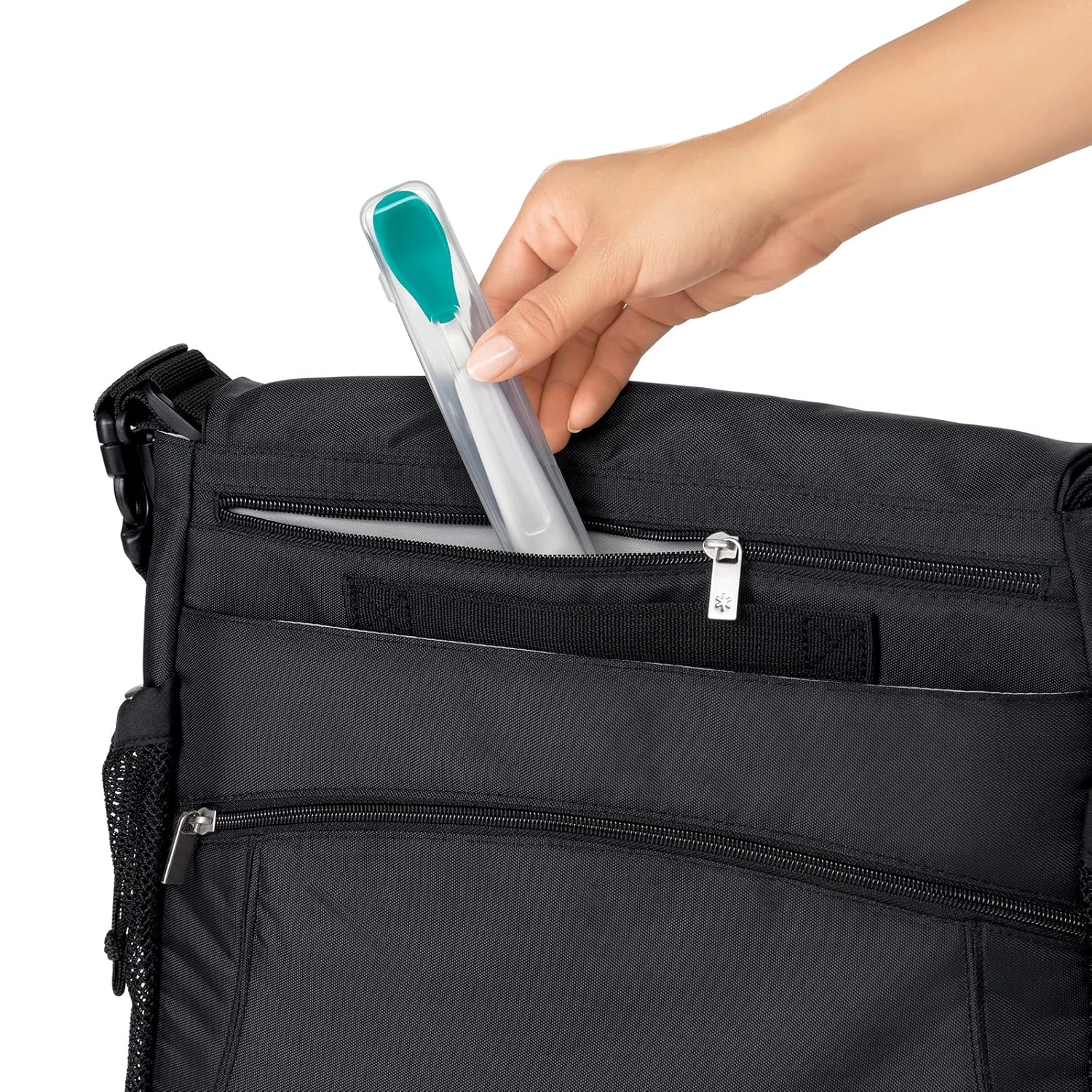 OXO Tot On-the-Go Feeding Spoon with Travel Case - Compact and Perfect