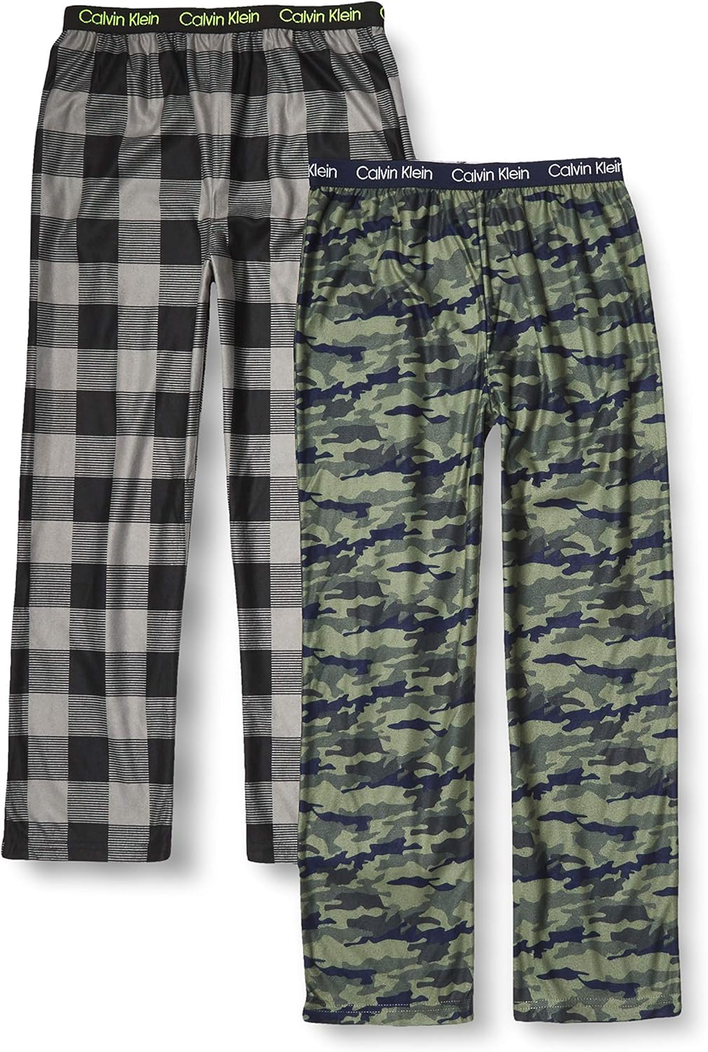 Calvin Klein Boys Super Soft Brushed Pajama Pants 2 Pack