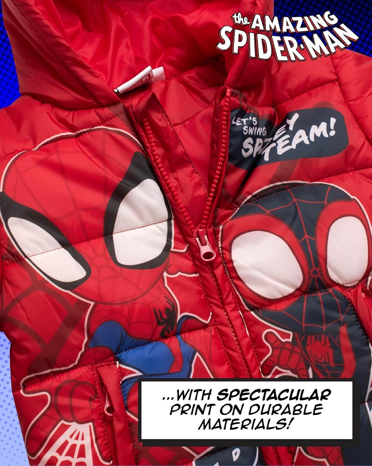 Marvel Kids Winter Snow Suit Set Spider Gwen Miles Spider-Man