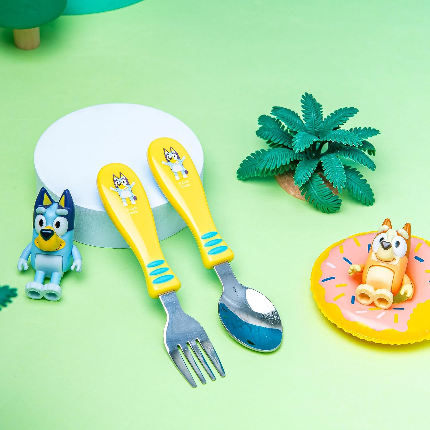 Zak Designs Bluey Kid Flatware Set - Fun for Picky Eaters