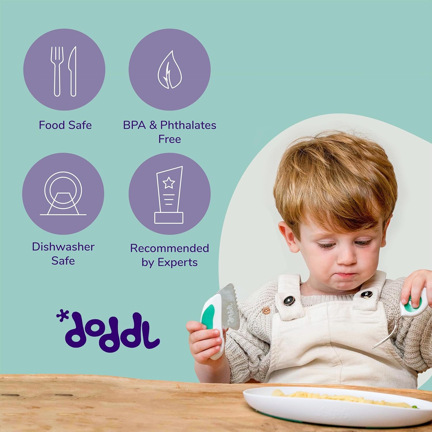 Engaging Baby Surrounds - Doddl Toddler Utensils Set