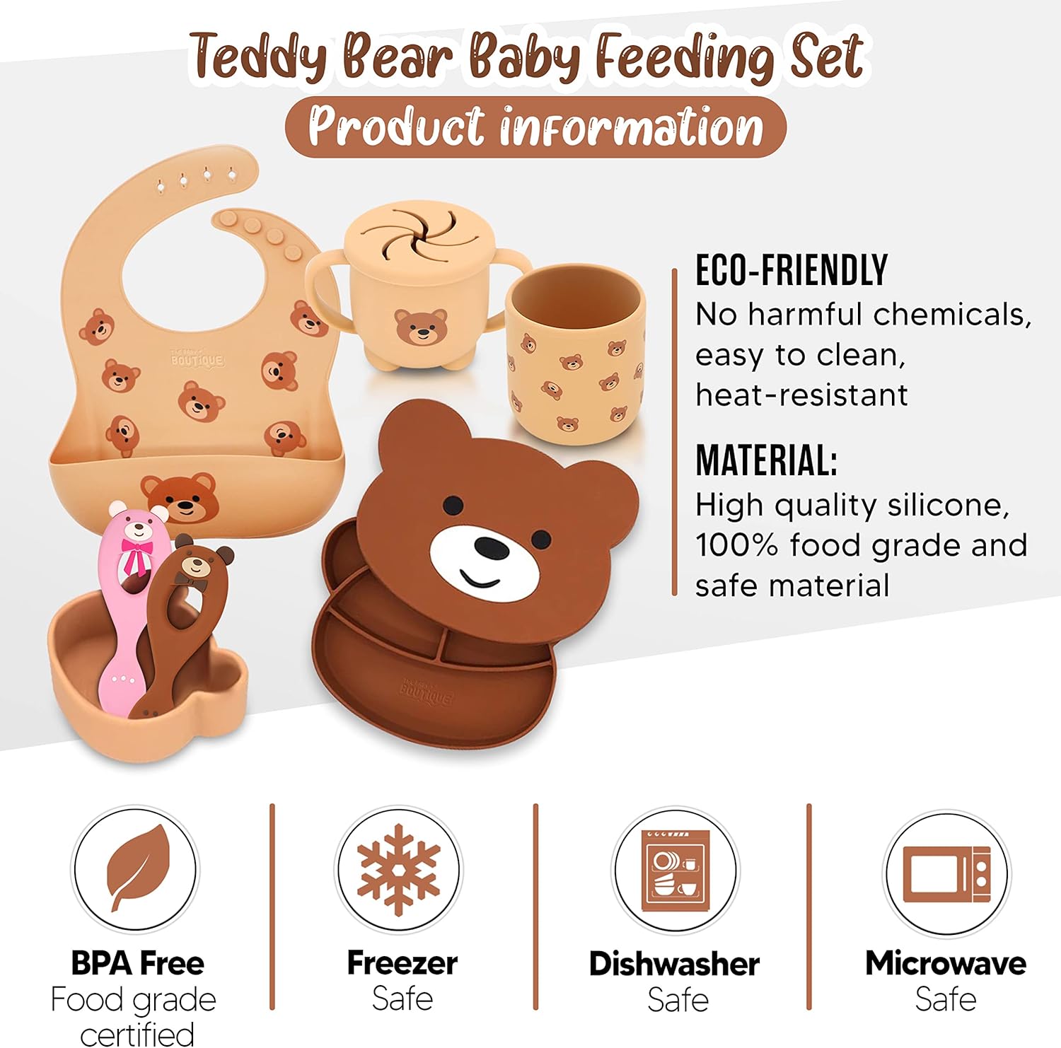 Adorably Gentle Baby Feeding Set