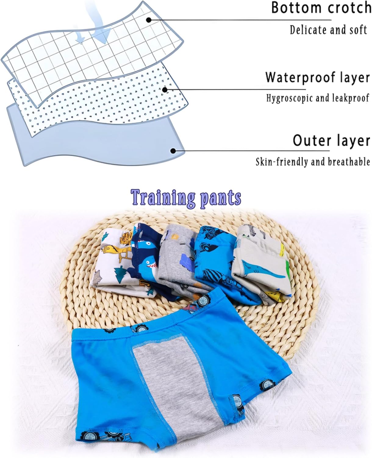 Boboking Toddler Boys Training Underwear