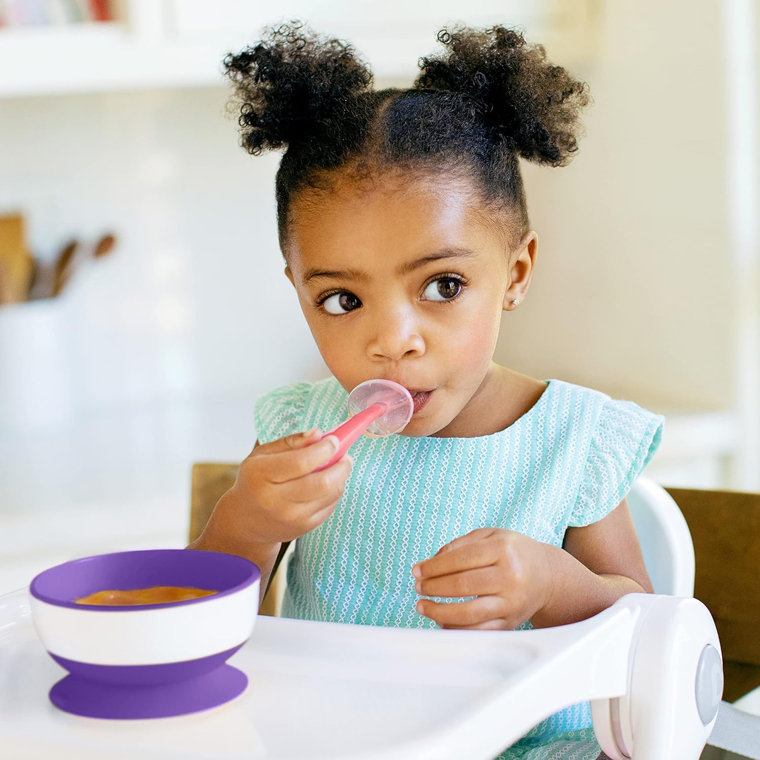 Munchkin Silicone Scoop Trainer with Choke Guard for Baby Led Weaning