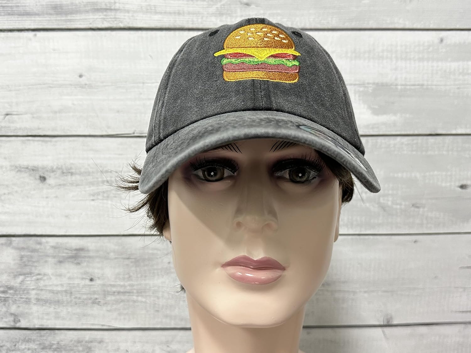 Cheesy Burger embedded Baseball Hats for Men Women