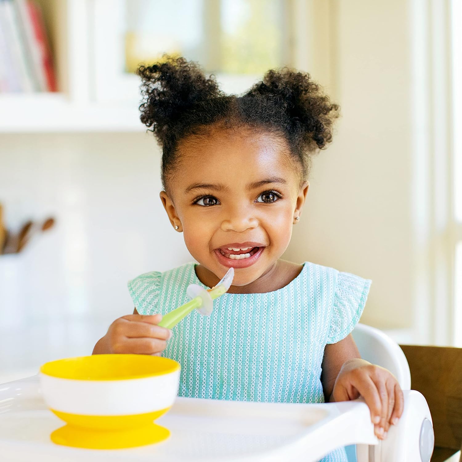 Munchkin Silicone Training Spoons with Choke Guard 4-Baby Set