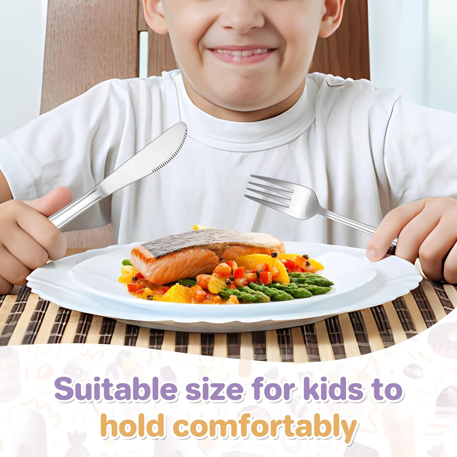 Secure Safe Toddler Flatware Set