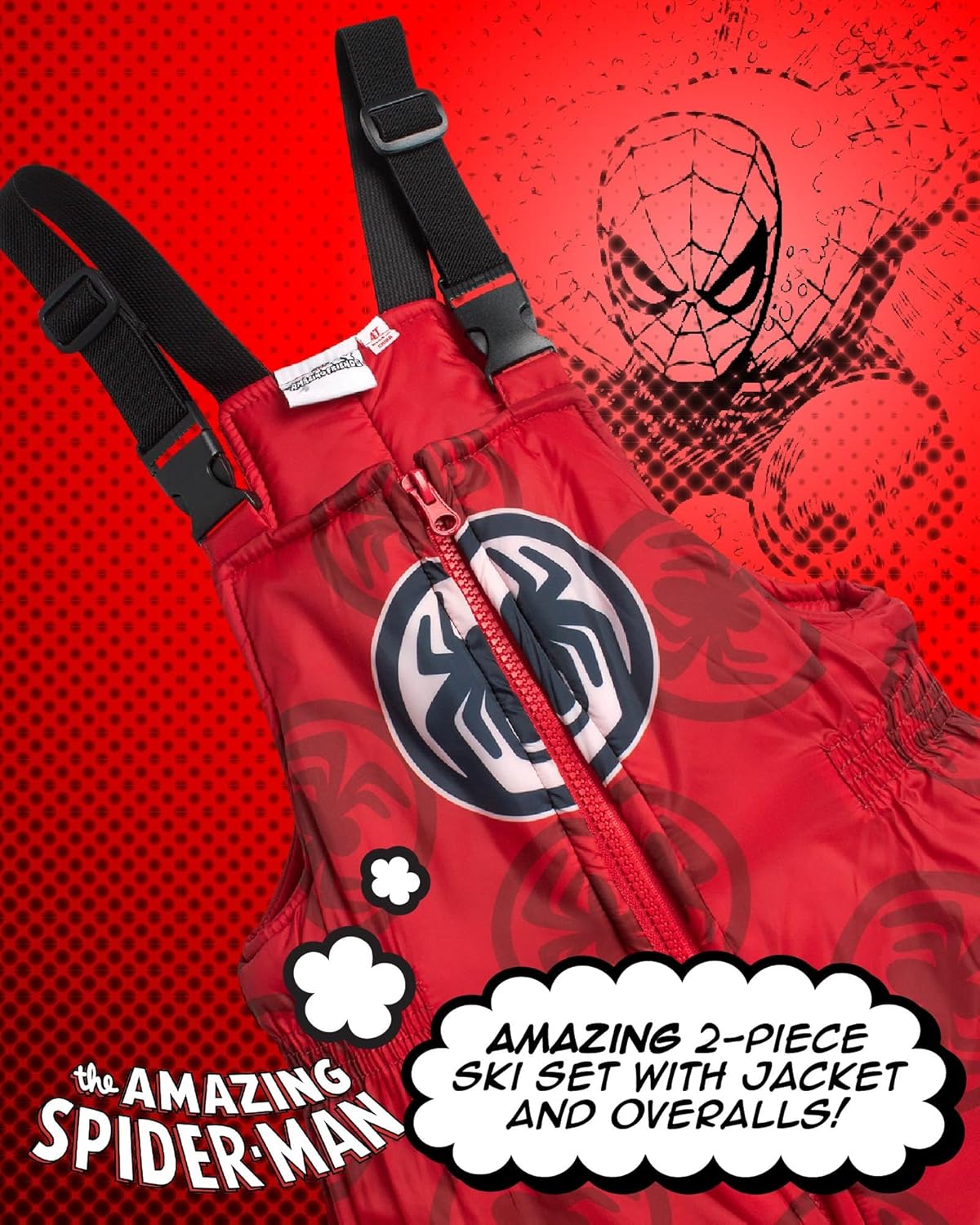 Marvel Kids Winter Snow Suit Set Spider Gwen Miles Spider-Man