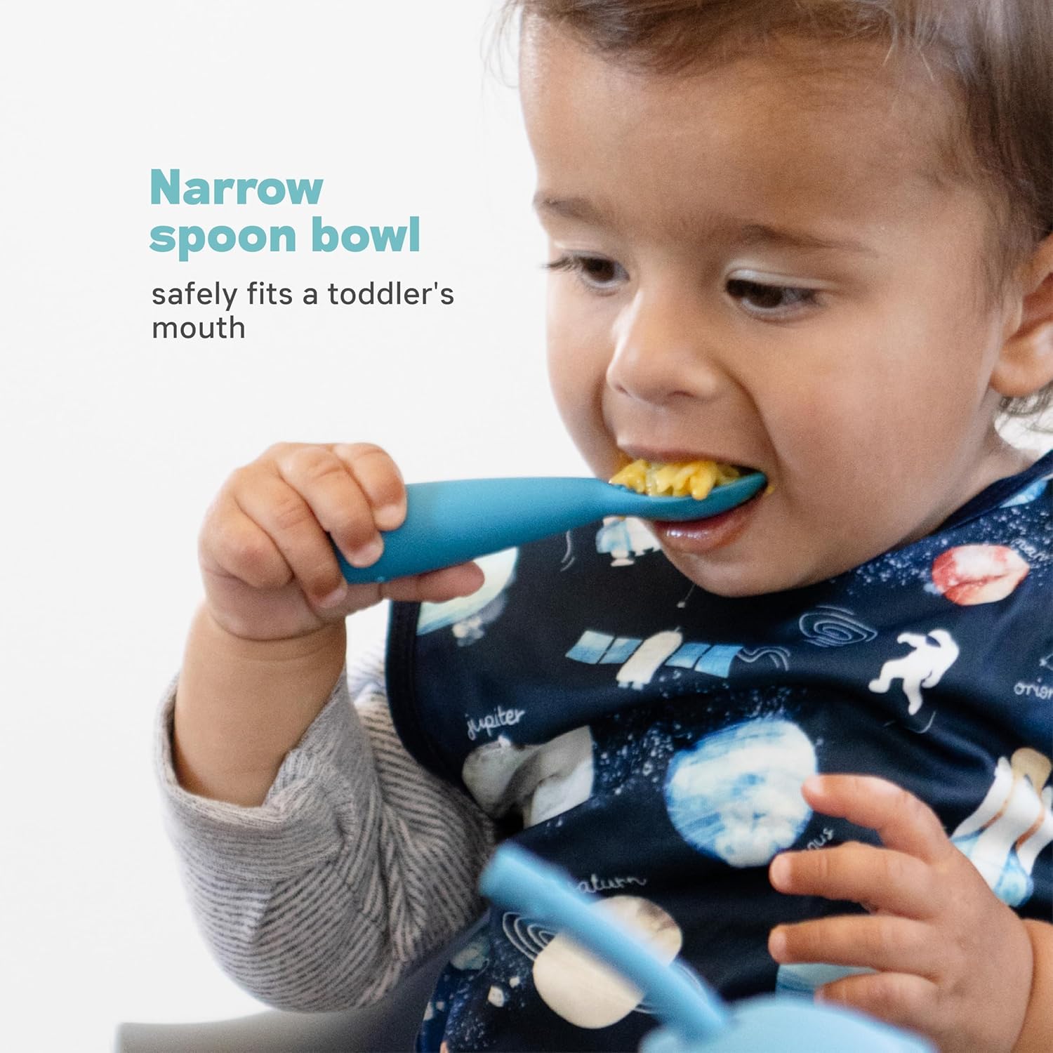 EZPZ Mini Utensils - 100 BPA Free Toddler Set