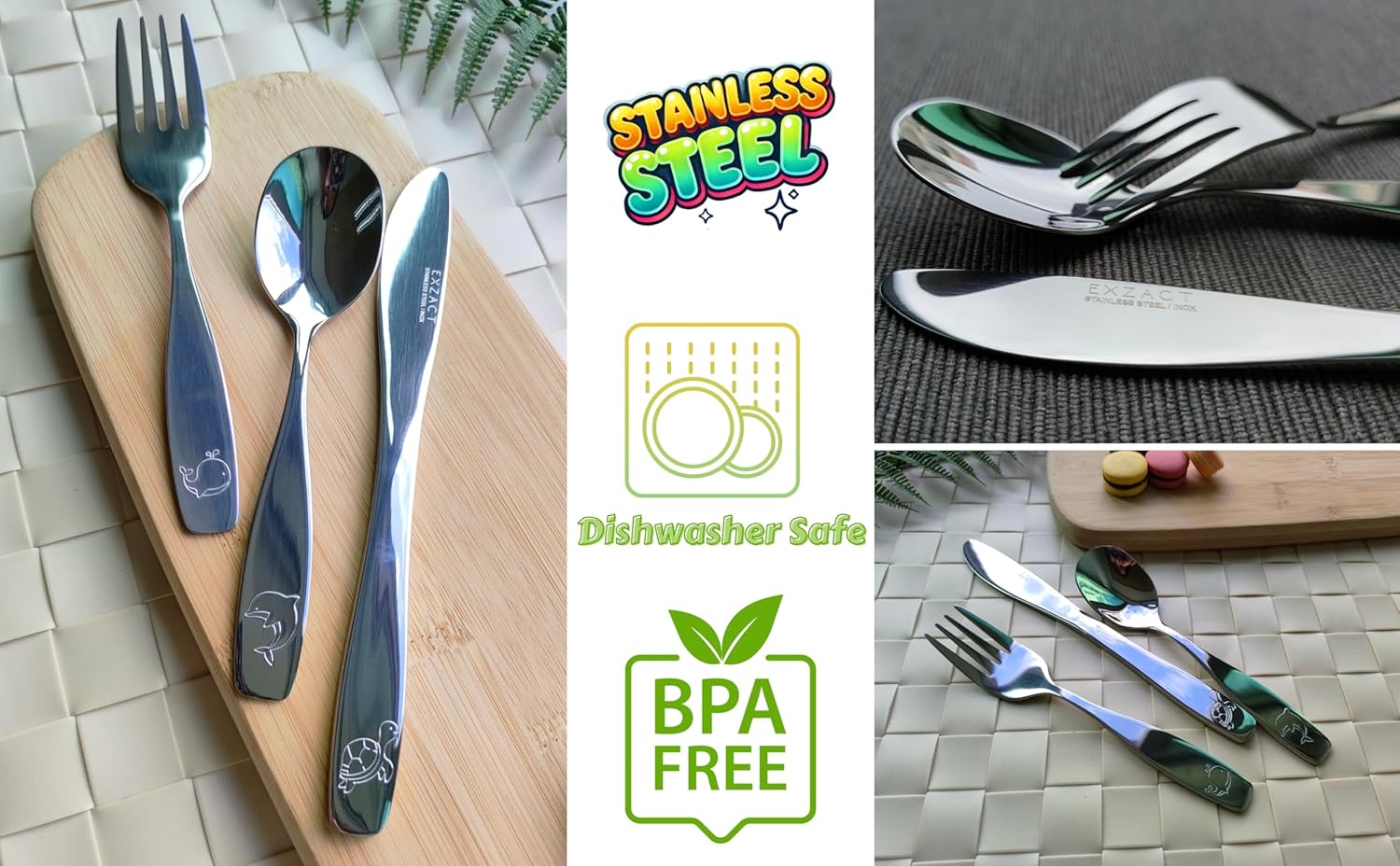 Exzact Flatware Set for Toddlers