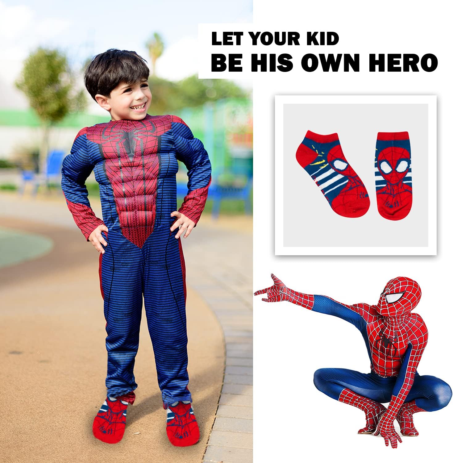 Marvel Spider-Man Socks for Boys 10 Pair