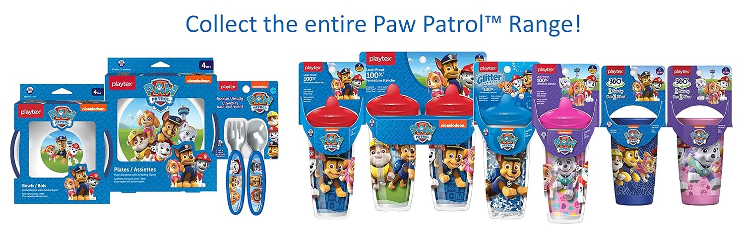 Playtex Mealtime Paw Patrol Utensils for Boys