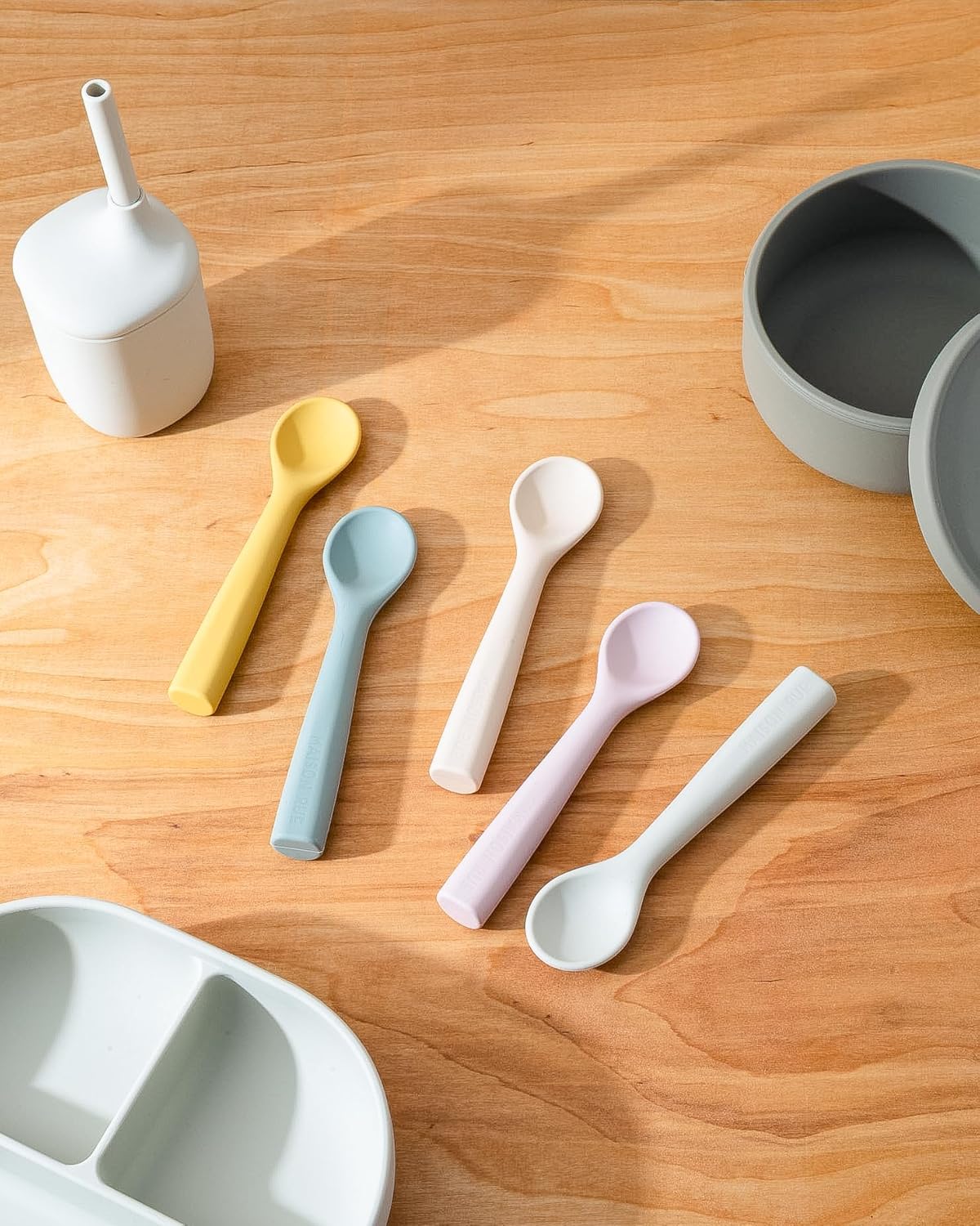 Maison Rue Modern Design For Families - Bobbi Silicone Baby Feeding Spoon Rose