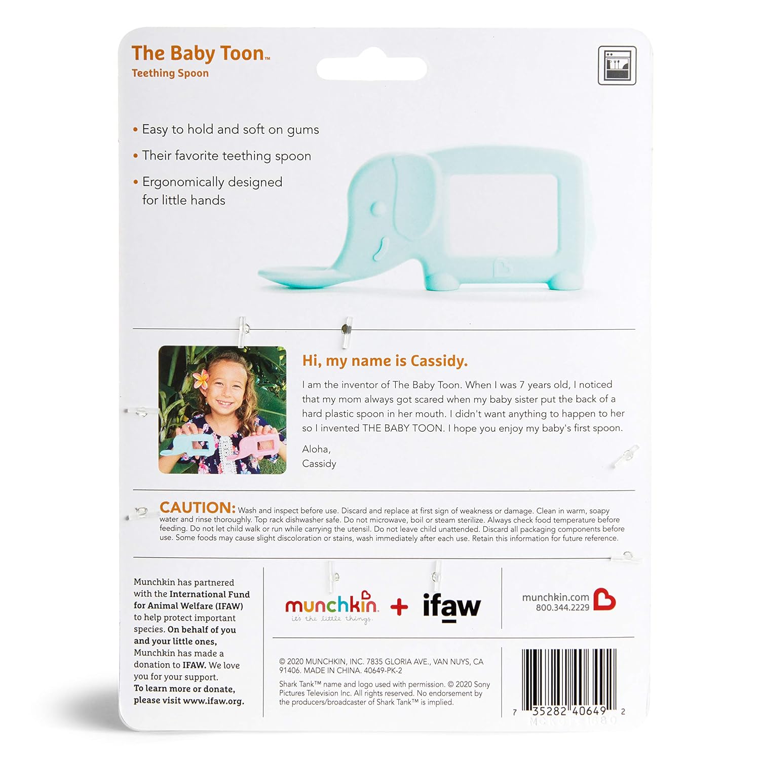 Munchkin The Baby Toon Silicone Teether Spoon