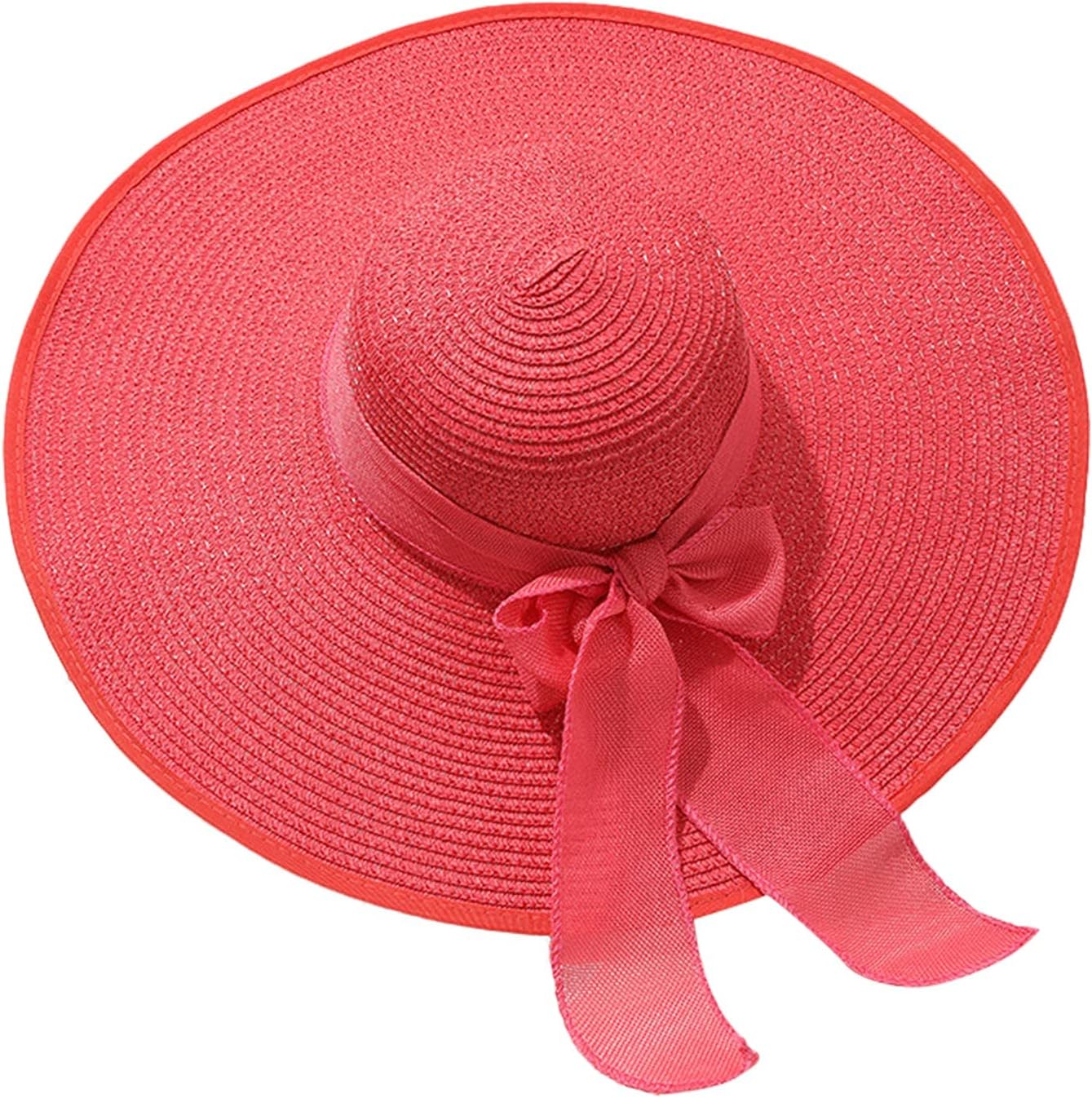 Sun straw hats for women wide brim UPF80 protection